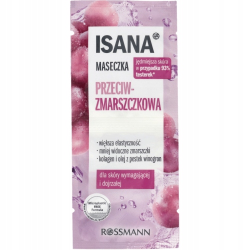 

Isana maseczka do twarzy przeciwzmarszczkowa 2szt
