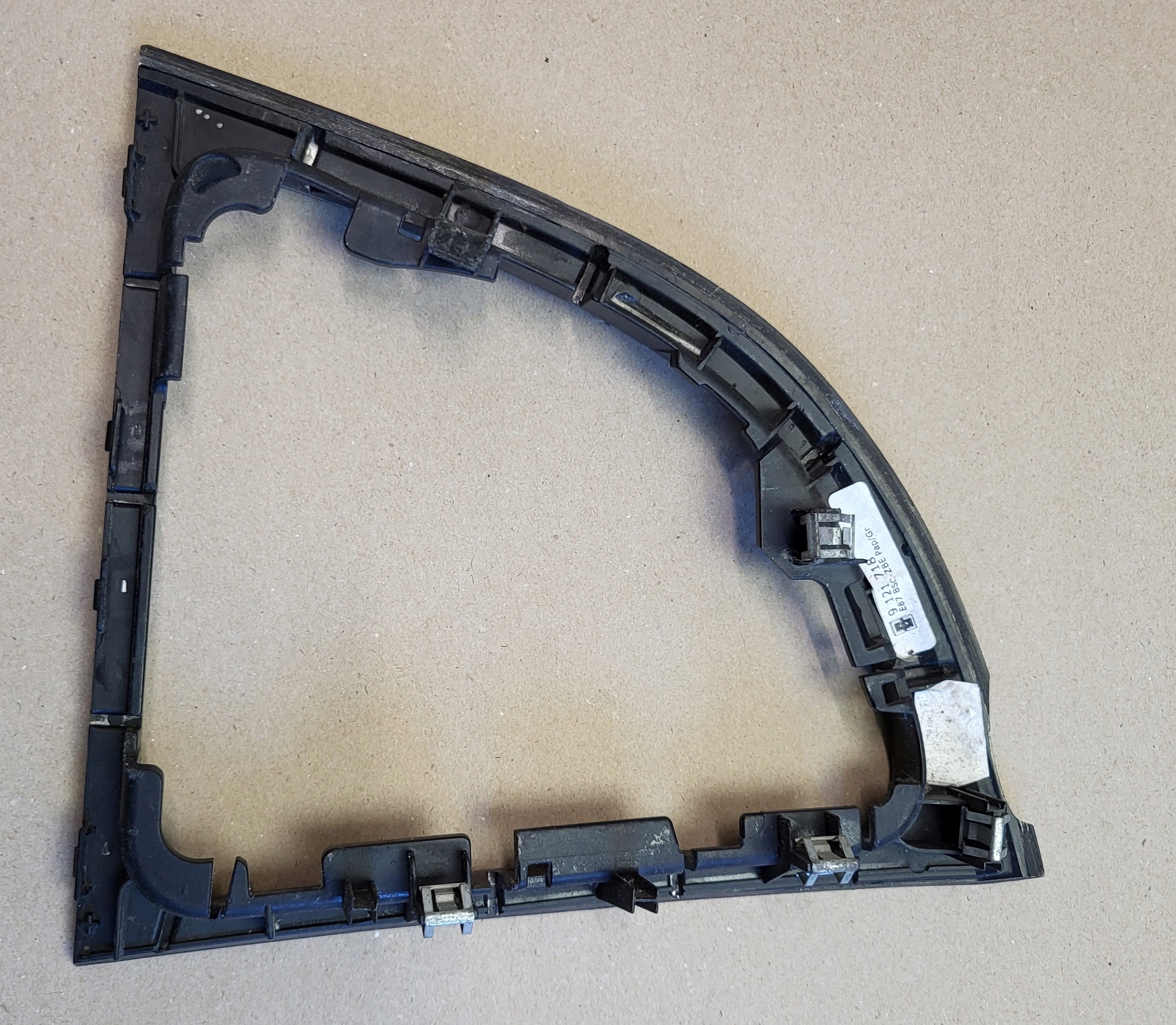 RAHMEN DEKOR DZWIGNI getriebe BMW E82 E88 E87 Holz TOPOLA SLOJOWANA graue OE