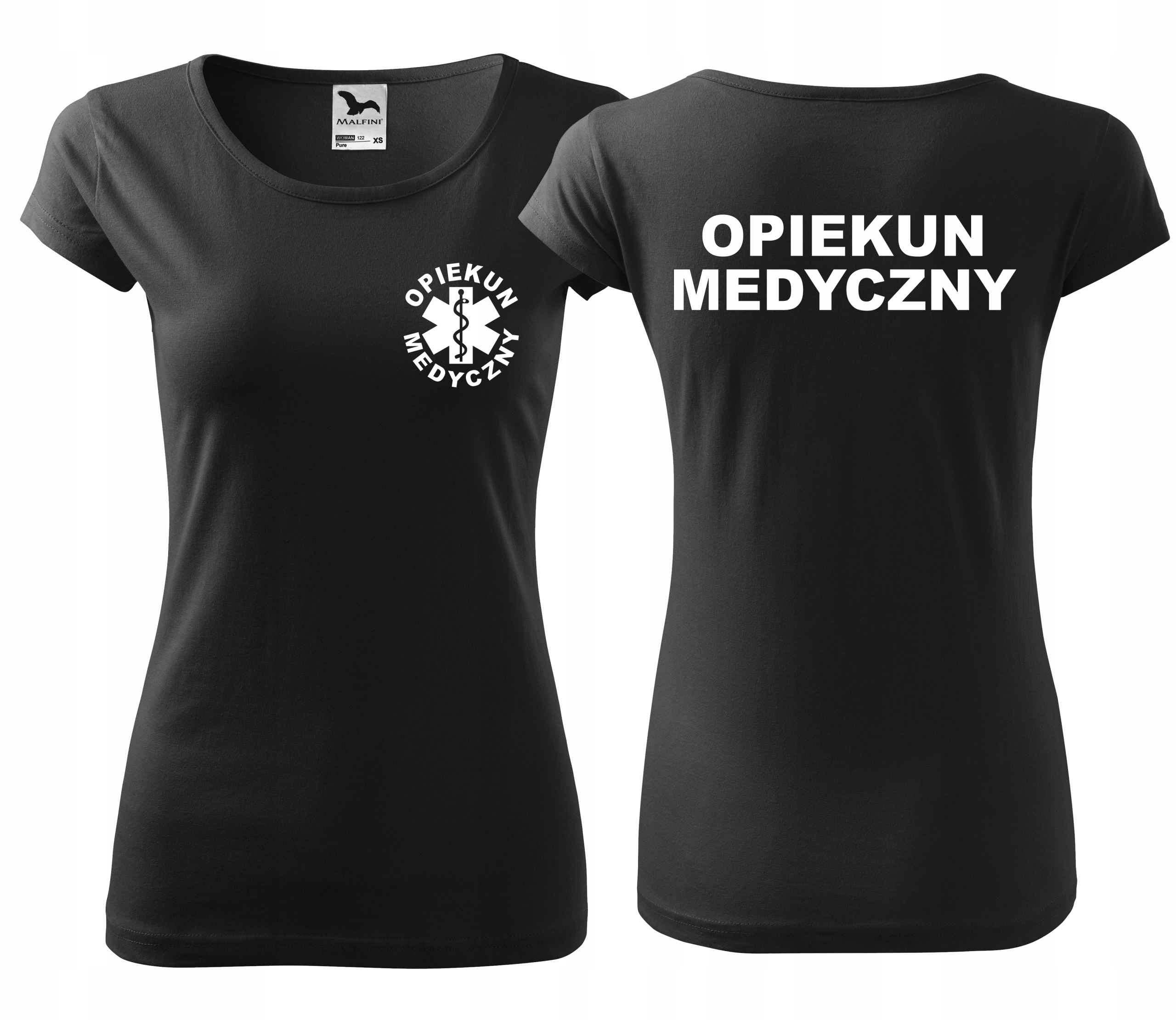 

koszulka Opiekun Medyczny eskulap z nadrukiem L