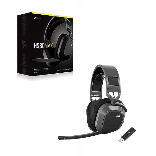 CORSAIR HS80 MAX BEZPRZEWODOWE SŁUCHAWKI GAMINGOWE Z BLUETOOTH DOLBY ATMOS — miniatura 9