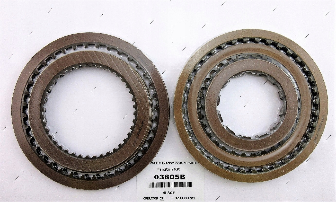 03805B - НАБІР ФРИКЦІЙНИХ ДИСКІВ 4L30E 89+