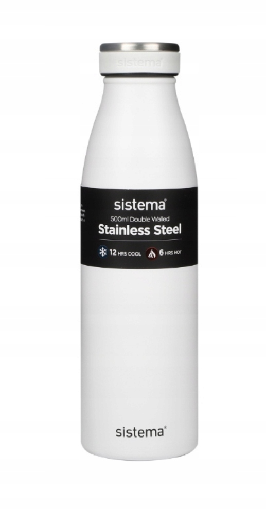 

Kubek termiczny Sistema 500ml Biały stal nierdzwna