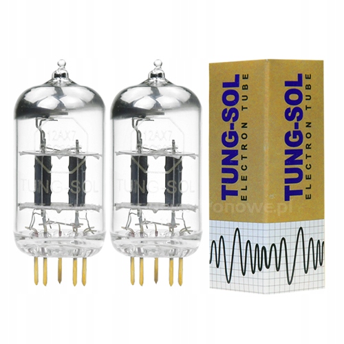 12AX7 ECC83 ECC803 Tung-Sol Gold – 2 ks vybraných párů