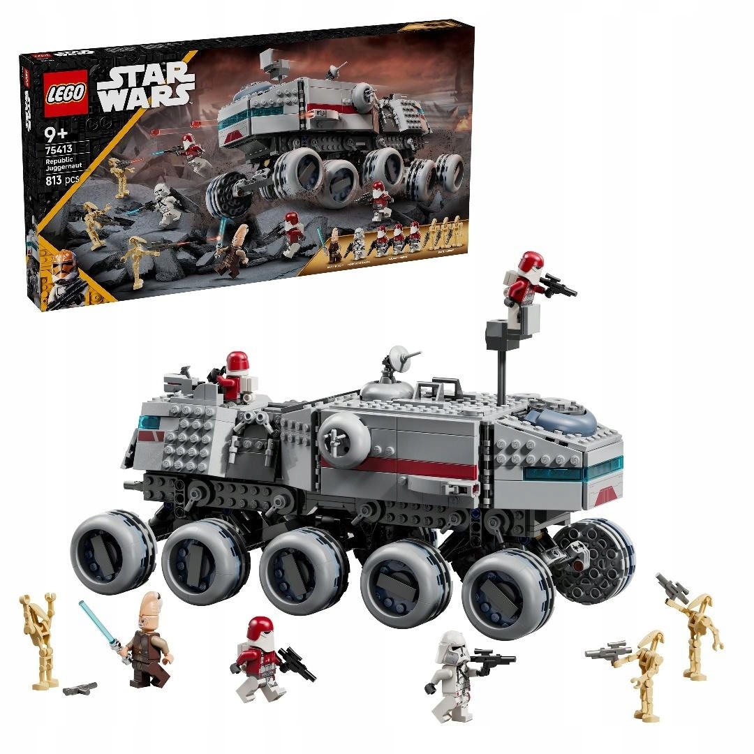 Lego Star Wars 75413 Tank republiky Juggernaut s 5 minifigurkami
