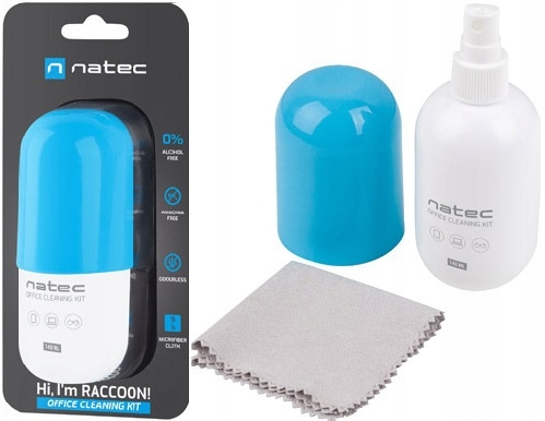 

Natec Raccoon Zestaw Do Czyszczenia Ekranów 140ml