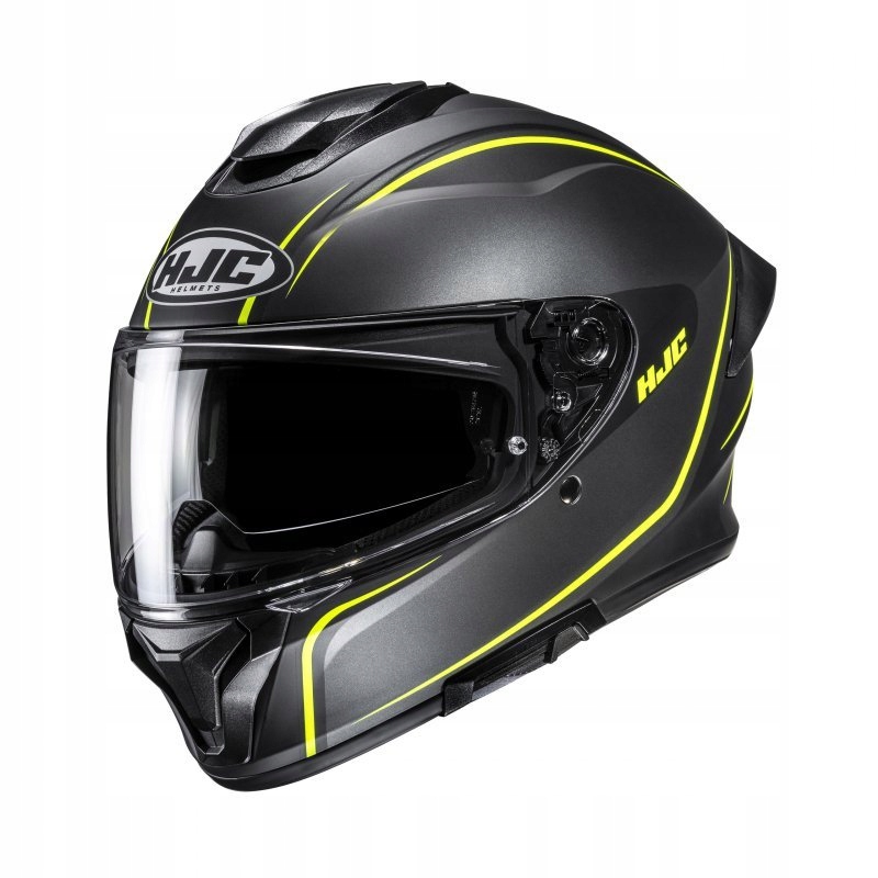 Motocyklová Prilba Hjc C71 Quez Black Yellow S