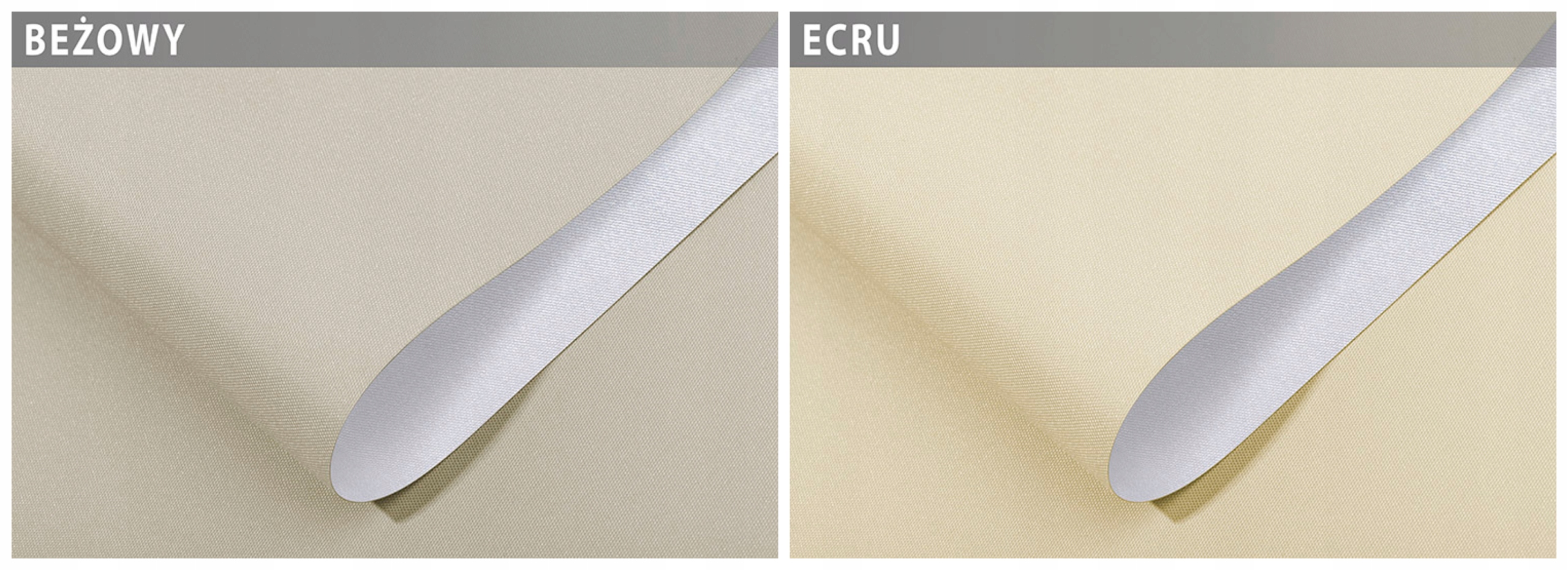 Roleta ZACIEMNIAJĄCA 100% TERMO na wymiar 72x150cm Wzór gładki