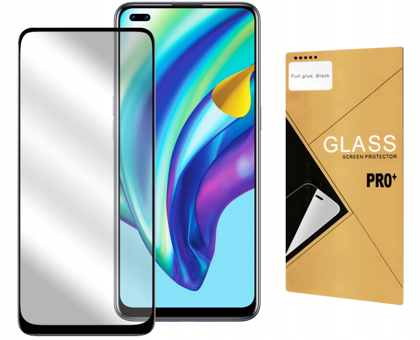 

Full Glue Szkło Hartowane 5D Do Oppo Reno 4 Lite