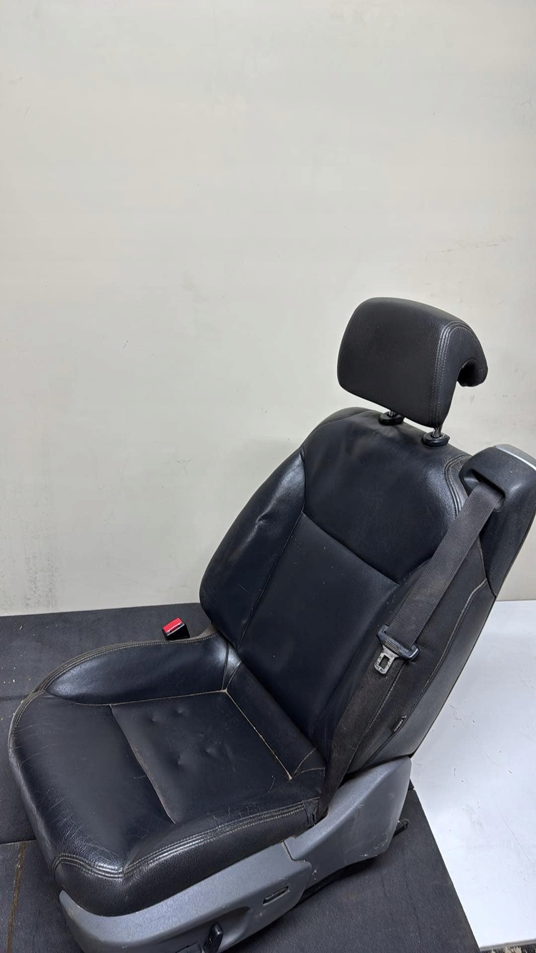 seat left CABRIO driver´s SAAB 9-3 II 93 black leather electrical