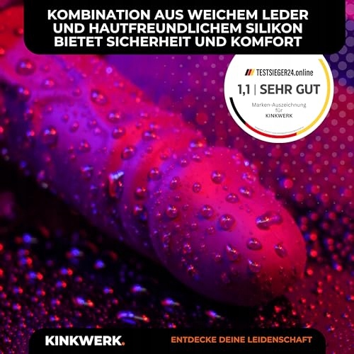 KINKWERK Knebel Z Silikonowym Dildo Regulowany Dla Mężczyzn i Kobiet — miniatura 3