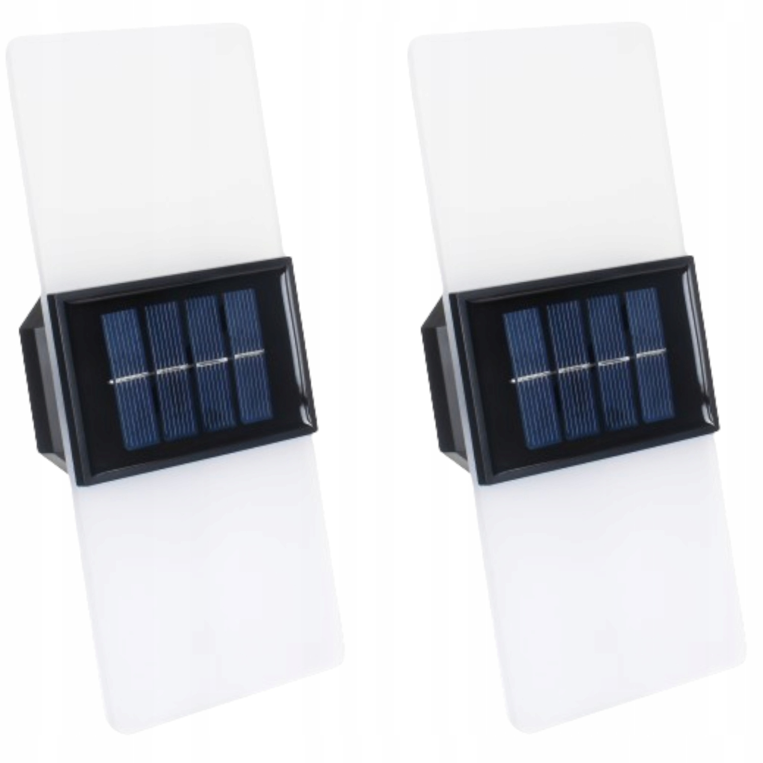 2x Solární zahradní lampa Terasová Led Akryl IP65 Hora Dolní Senzor