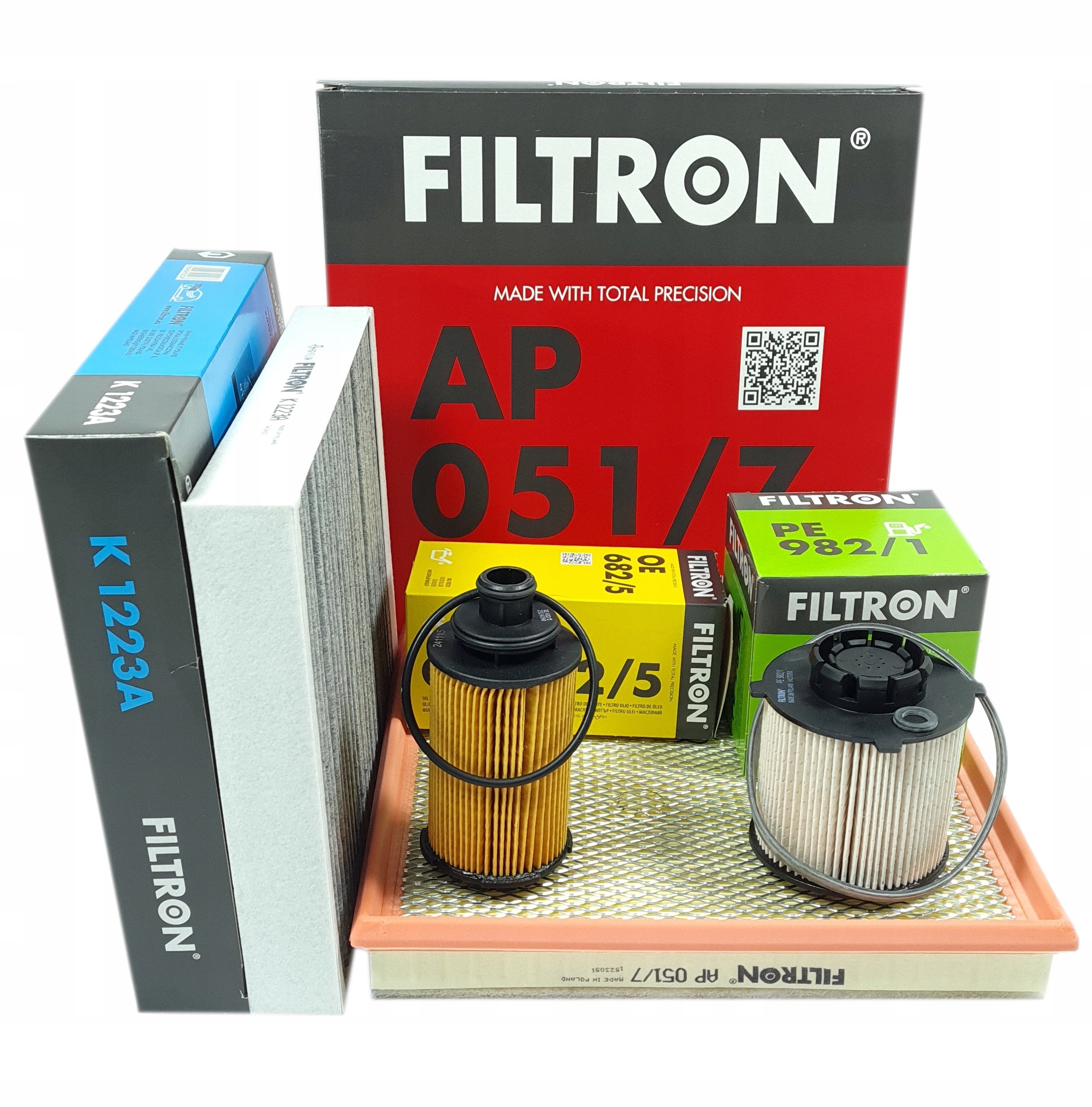 4 Filtry Filtron Opel Cascada Zafira C 2.0 CDTi B20DTH 170 Km