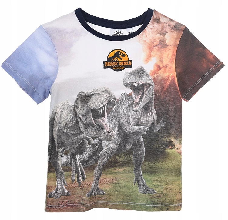 

T-shirt chłopięcy z nadrukiem Jurassic World 128