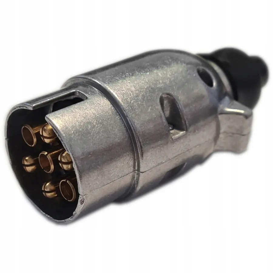Wtyczka 7 pinowa12V z uszczelką metalowa do przyczepy