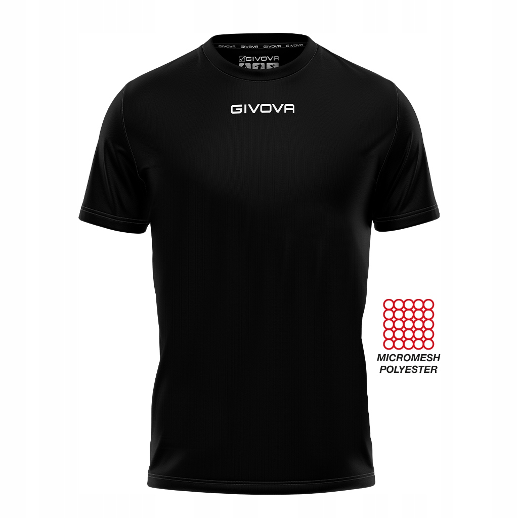 Koszulka Givova T-shirt Sportowa One Nero r.2XS