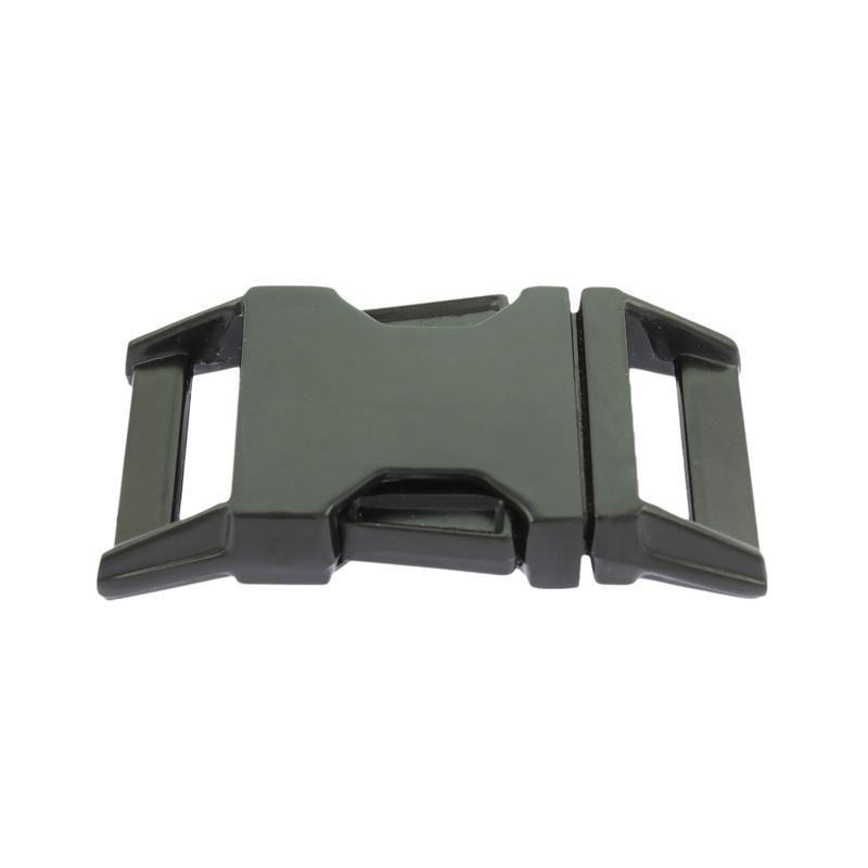 Kovová spona 25 mm Zacvakávací Černá 3 Ks