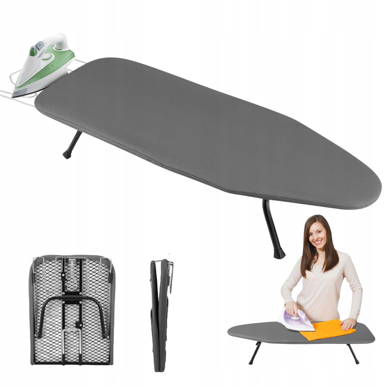 Levně Žehlicí Prkno Mini S Tlustým Rámem A Ventilací