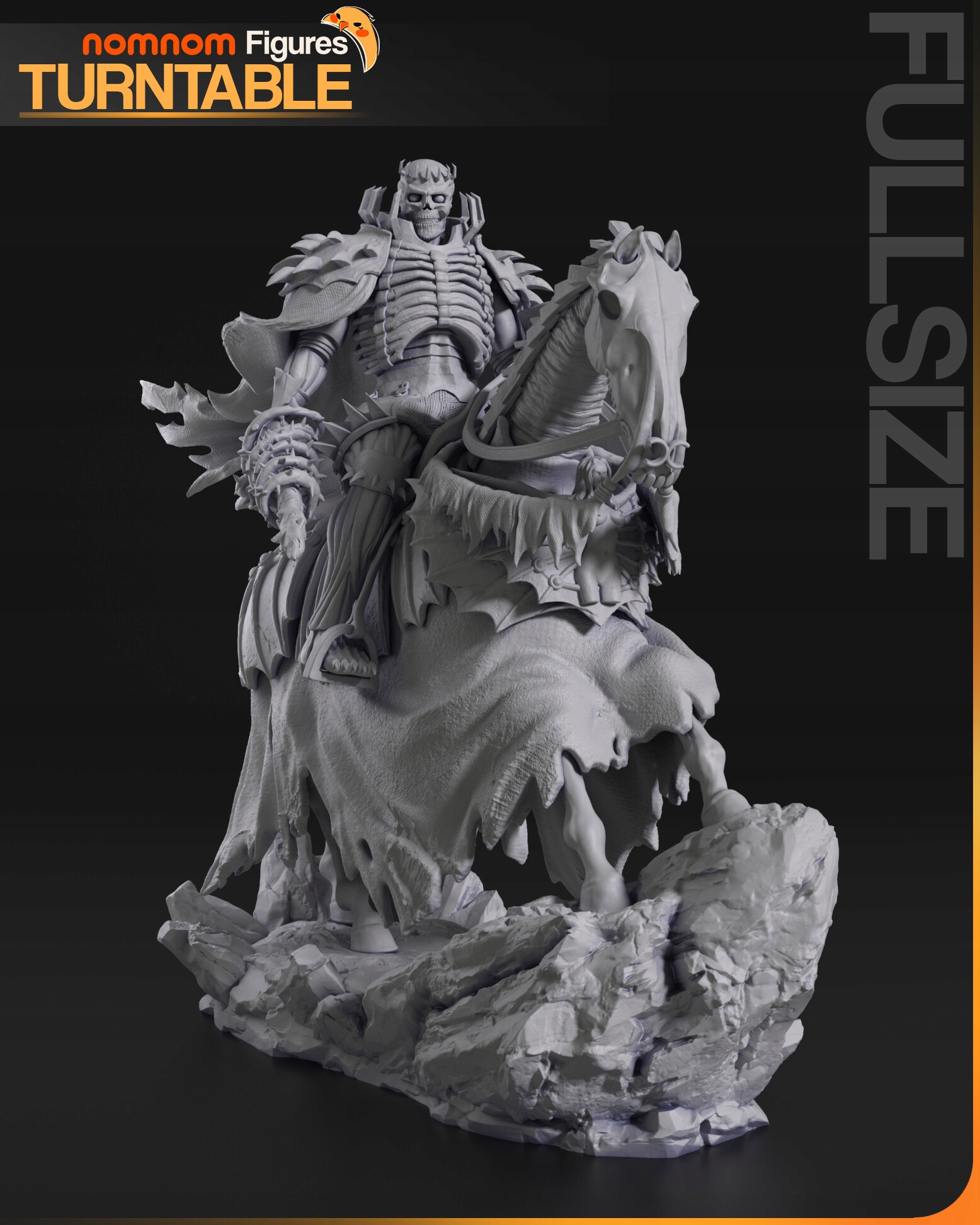 Figurka Skull Knight Berserk Miniatura NomNom Figures 3D tisk Figurálně