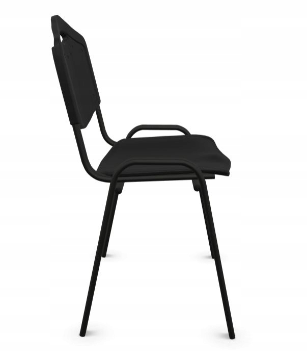 KRZESŁO DO POCZEKALNI PLASTIKOWE ISO-PL CZARNE NS Marka Nowy Styl