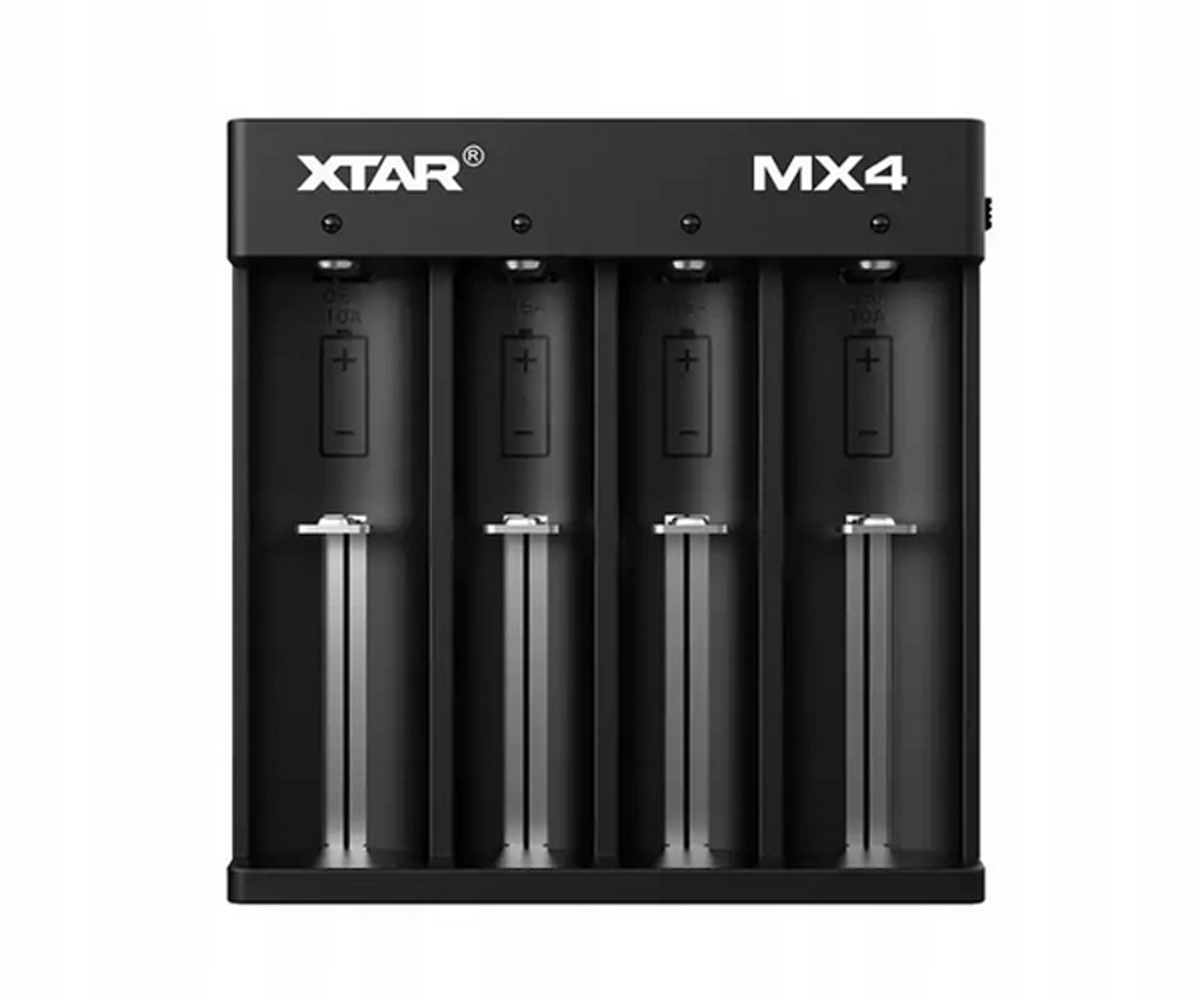 Ładowarka Xtar MX4 10440-21700/AAA/AA Li-ION/ Ni-MH, 4 kanały, Usb-c