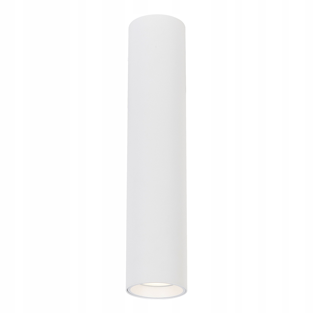 Stropní bodové svítidlo tuba 30 cm bílá, moderní spot Milagro