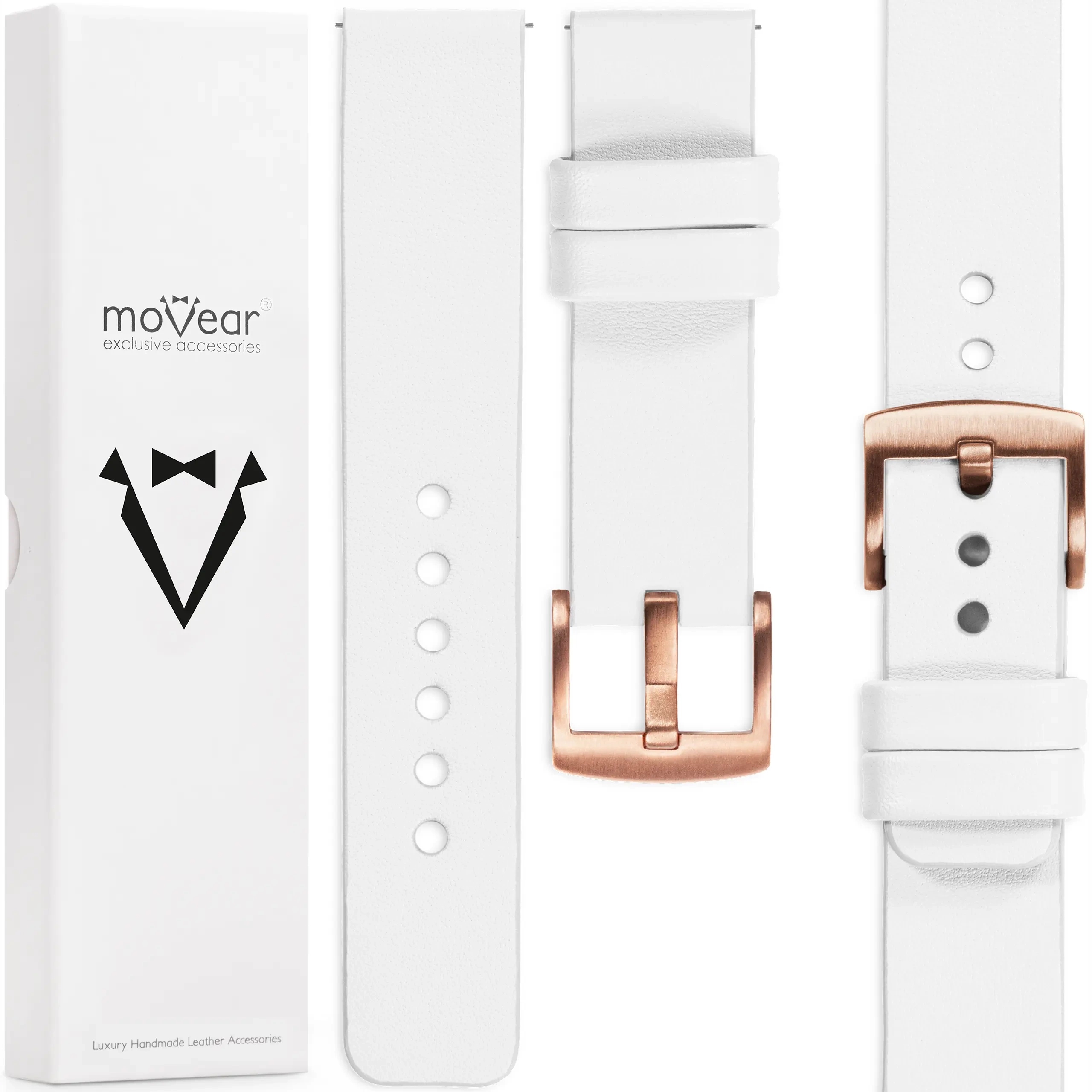 Pasek do Samsung Galaxy Watch 7 6 5 4 3 Active Pro skórzany 20mm Movear