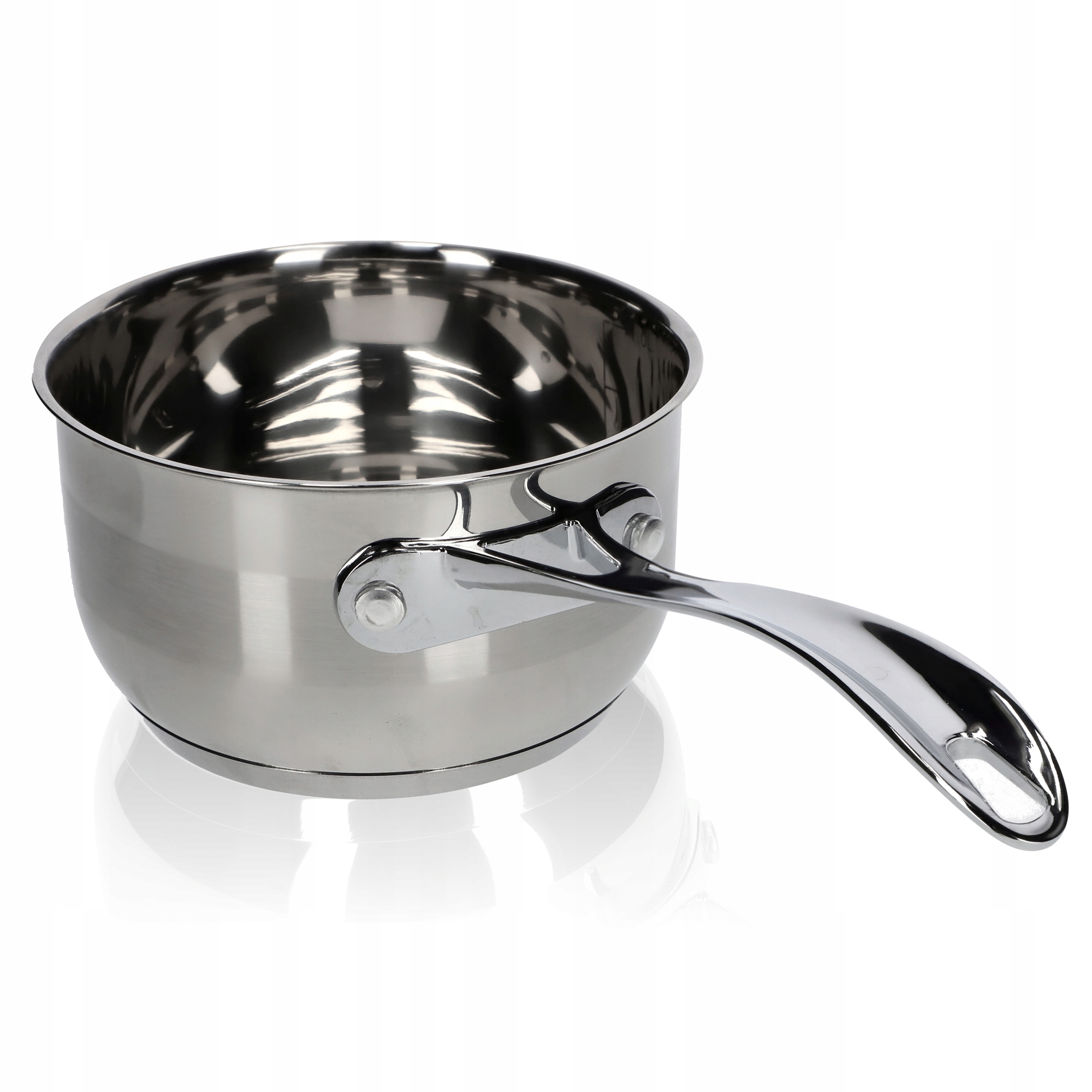 

Rondelek Stalowy Garnek Z Rączką 16 CM 1,8 L