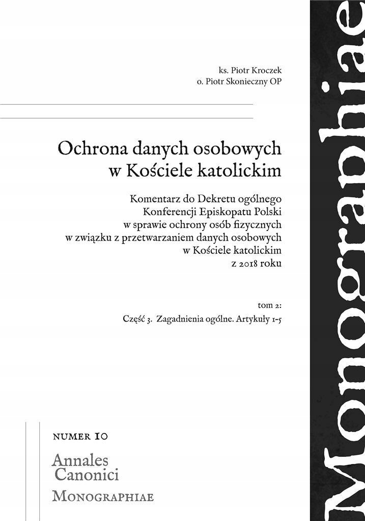Ochrona Danych Osobowych W KOŚCIELE...T.2