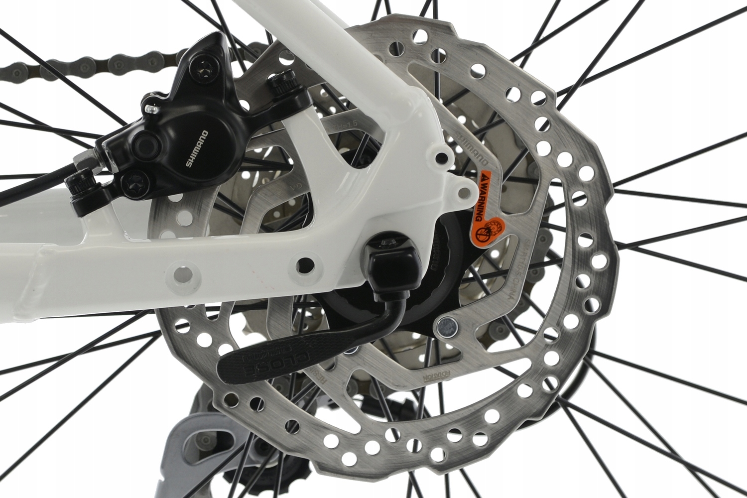 Rower Kands Crossowy 28 Crs 1200 r17' bia-róż ALIVIO HYDRAULIKA r25D Nowość