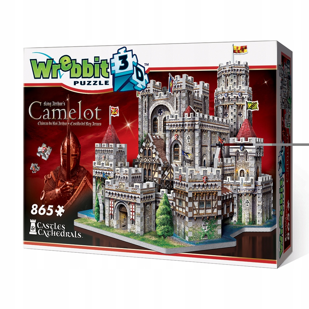 

Wrebbit Zamek Camelot Króla Artura Puzzle 3D