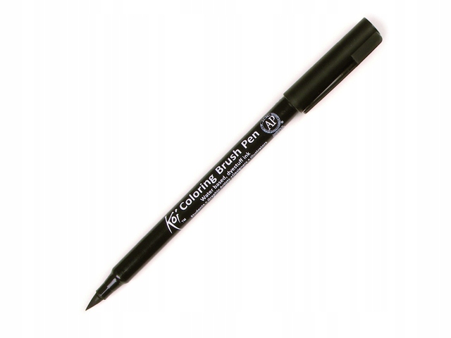 Sakura Koi Color Brush Marker 49 Black