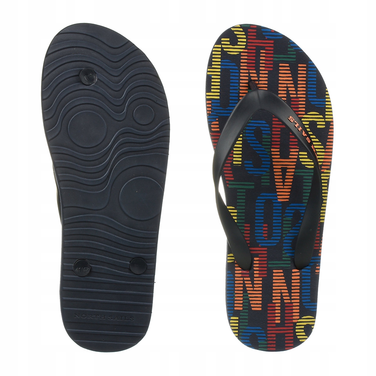 Pánské Pantofle žabky North Sails Sandy Elemental Černé 39 40