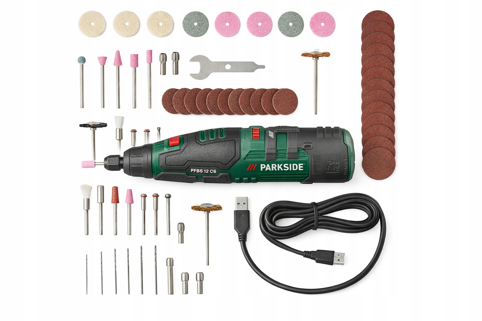 Szlifierka Wielofunkcyjna Wiertarkoszlifierka Multiszlifierka 12 V Zestaw