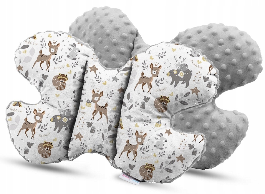 PODUSZKA MOTYLEK DO WÓZKA PODRÓŻNA ANTYWSTRZĄSOWA MINKY BABYMAM