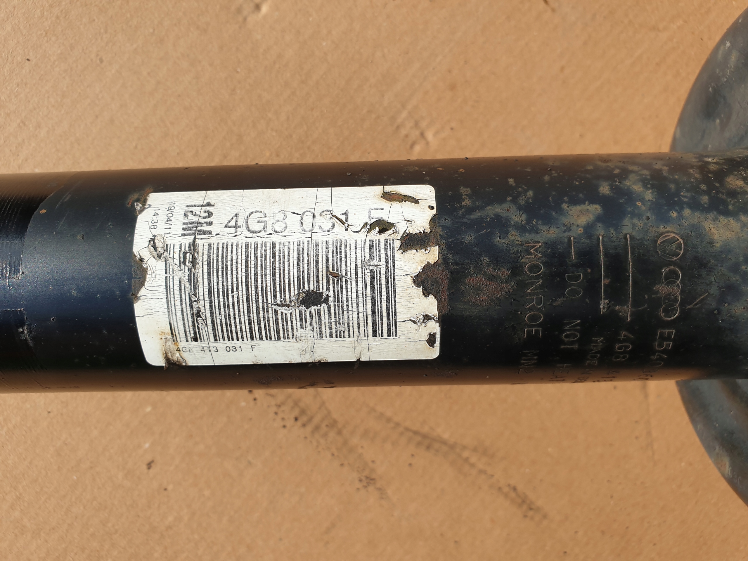 shock absorber spring front MCPERSON AUDI A7 4G OE