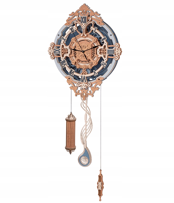 Drewniane Puzzle 3D Romantic Notes Wall Clock - Robotime