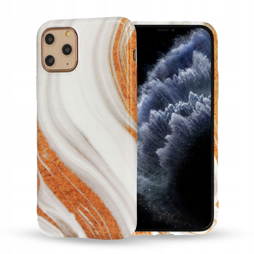 Etui Marble na tył do Samsung Galaxy A41 silikon