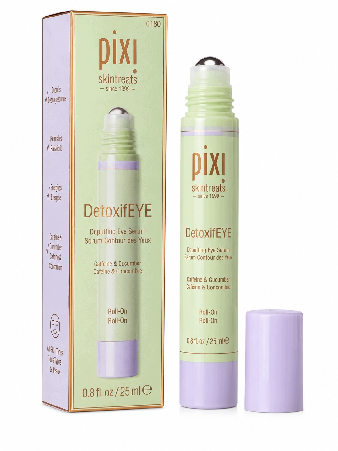 Pixi Detoxif Eye Roll-On sérum pod oči Roll-On 25 ml