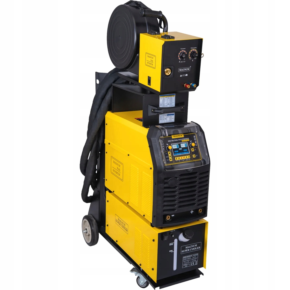 Invertor Magnum Mig 502 Dual Puls Synergia Spatter Free, 4x4, 500A-60%