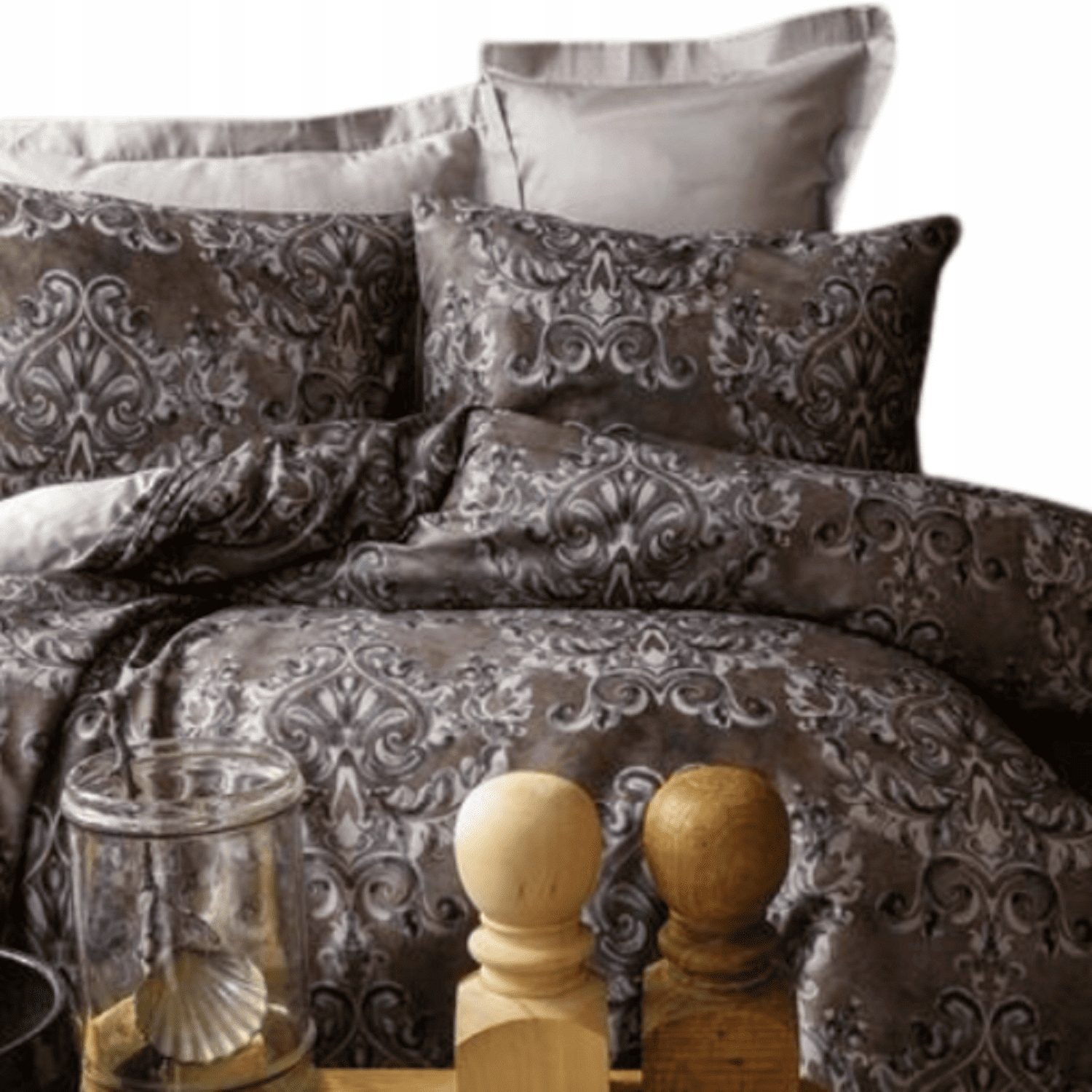 Saténové obliečky Trono 200x220 50x70 (4) Issimo Home