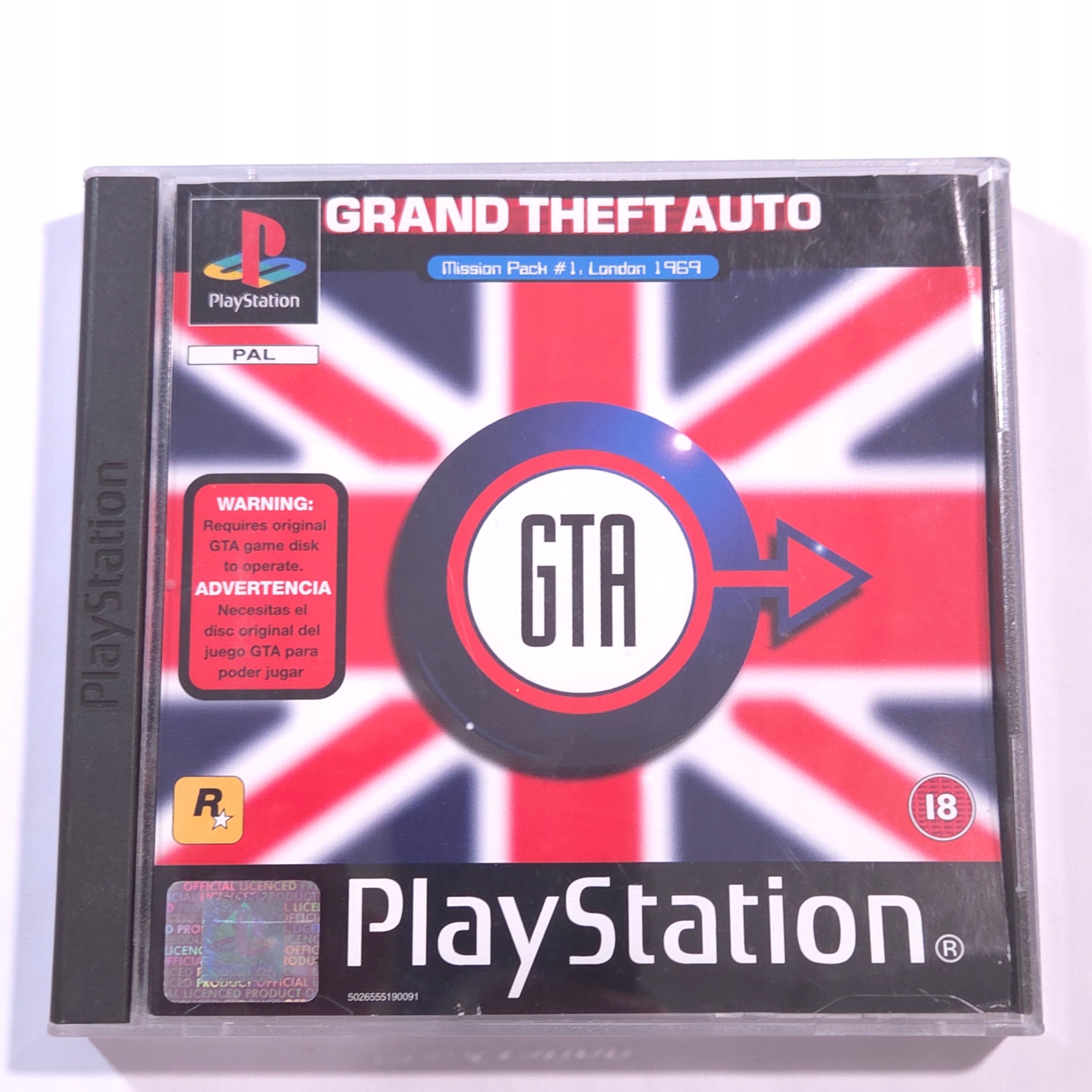 GTA GRAND THEFT AUTO LONDON 1969 + MAPKA / PSX / PS1 / PLAYSTATION 1