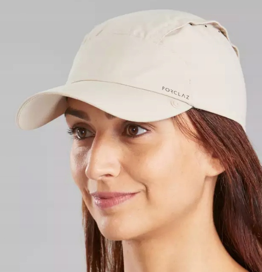 CZAPKA TURYSTYCZNA W GÓRY NA PLAŻĘ Z OSŁONĄ KARKU Rozmiar uniwersalny