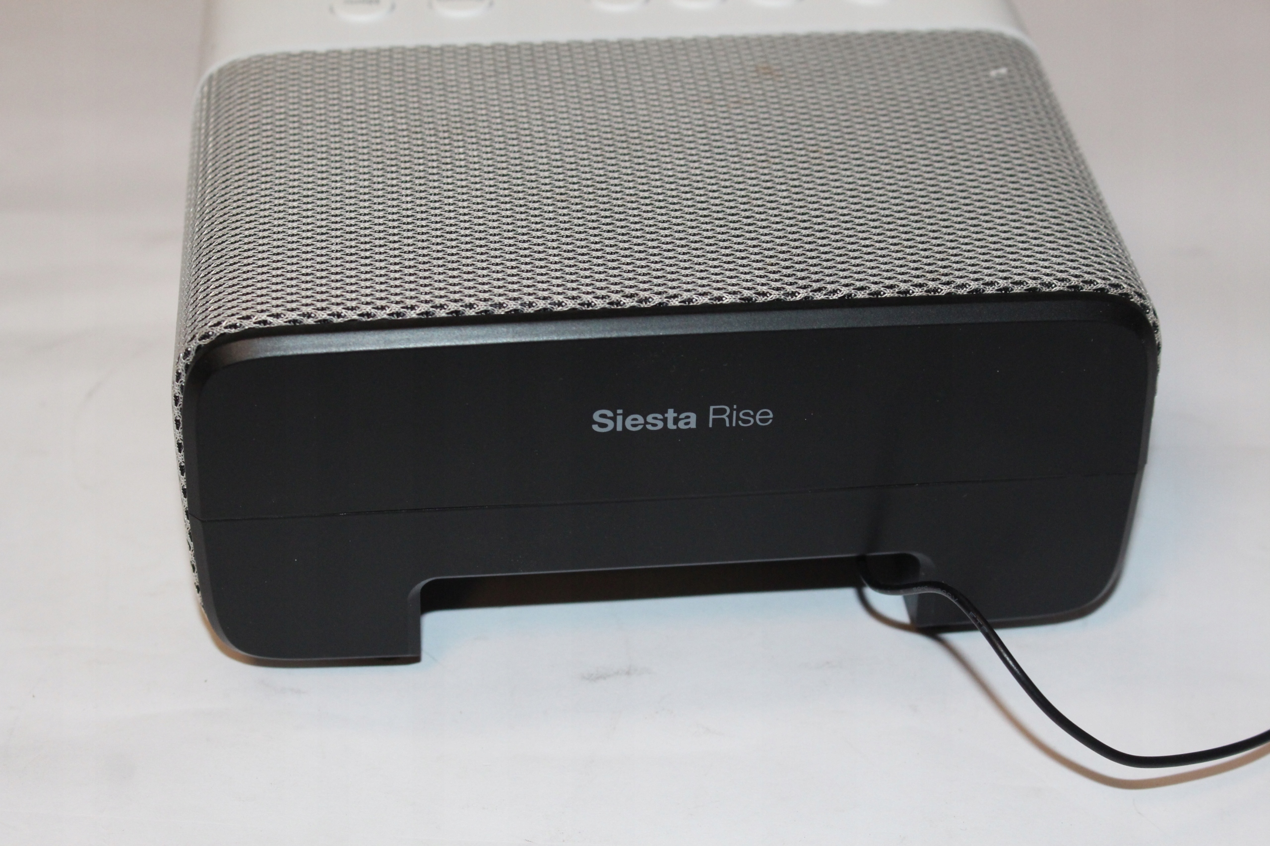 Radiobudzik Pure DAB+ UKW biały czarny Model Siesta Rise