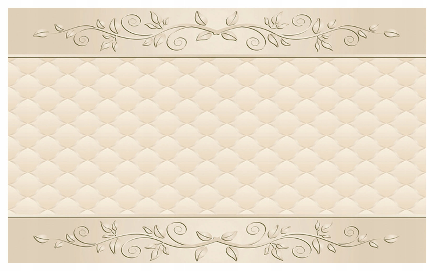 Fototapeta Romby a kvety krémová vinylová 368x254 lepidlo