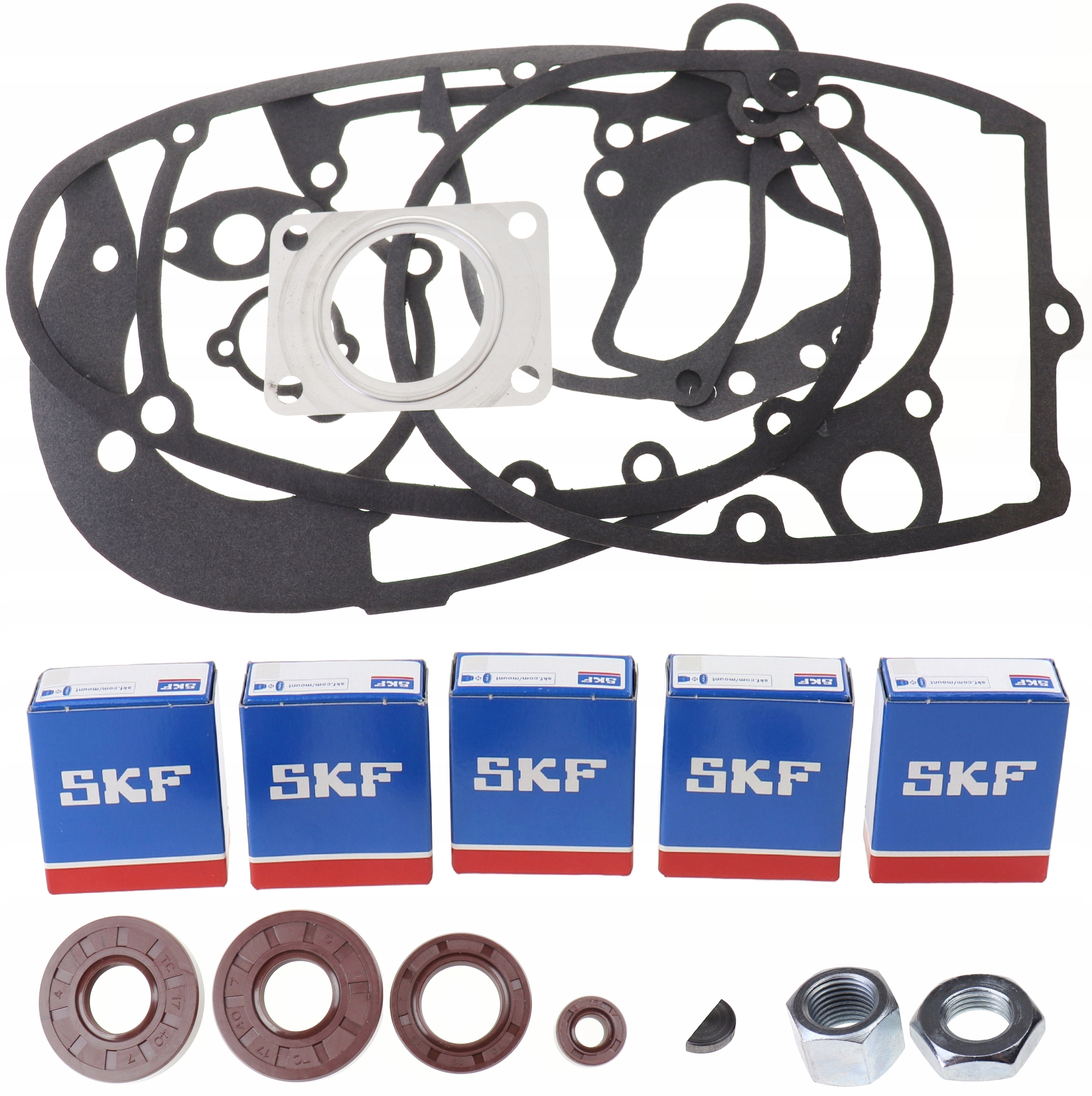 KOMAR ŁOŻYSKA SKF USZCZELKI KRYNGIELIT NAKRĘTKA KL