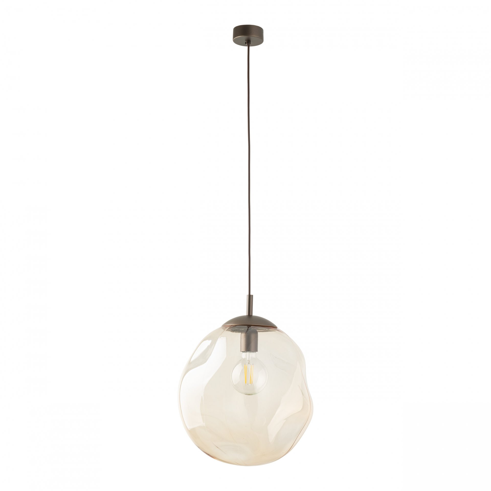 Závěsná lampa Lava L Brown 11324 Tk Lighting