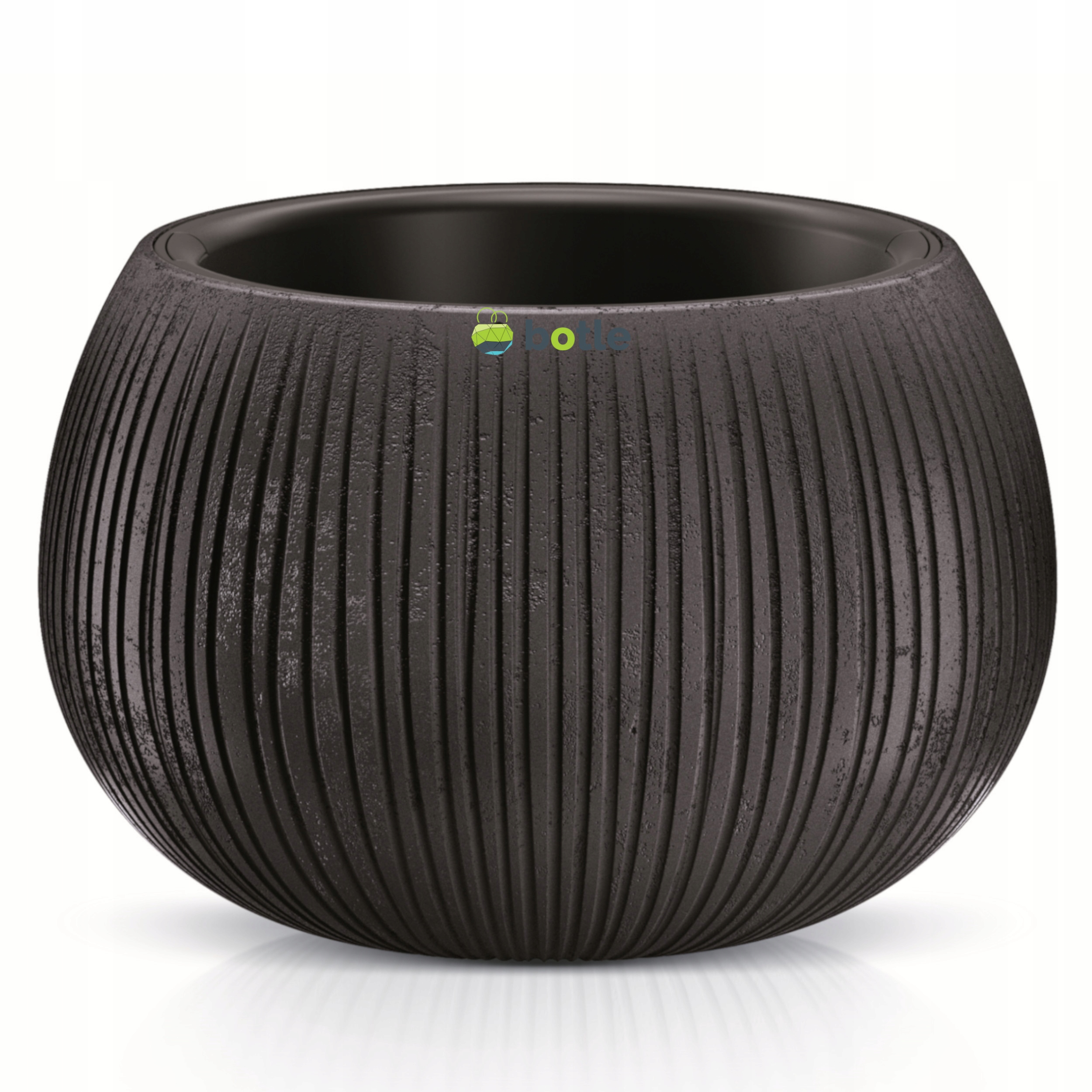 

Doniczka osłonka struktura 29x19,5cm Czarny beton