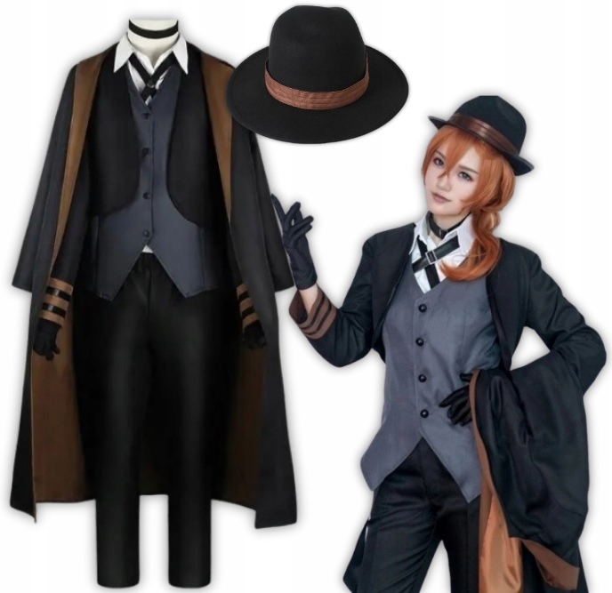 Kostým Chuuya Nakahara Cosplay Bungou Stray Dogs 2XL 3XL 182 188