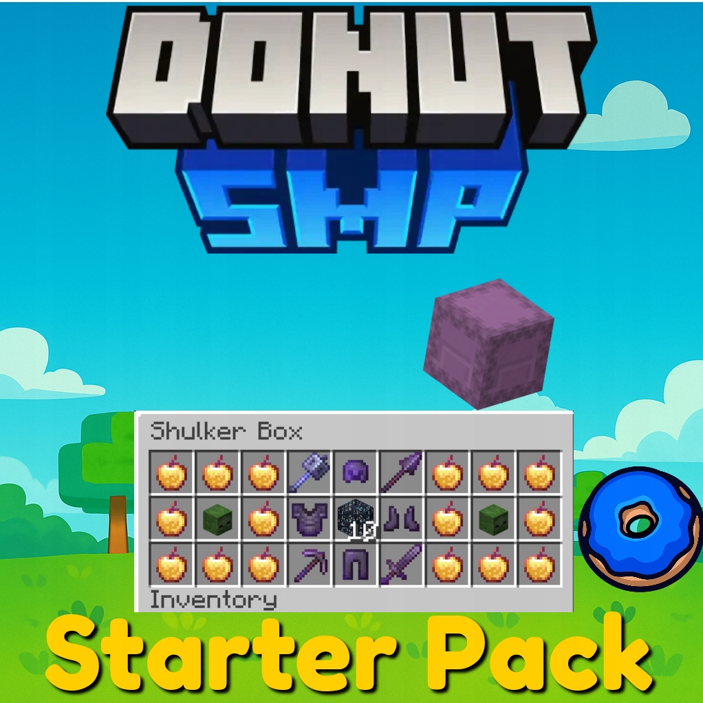 Starter Pack w Donut Smp w Minecraft |Minecraft | DrDonut | DonutSmp ...