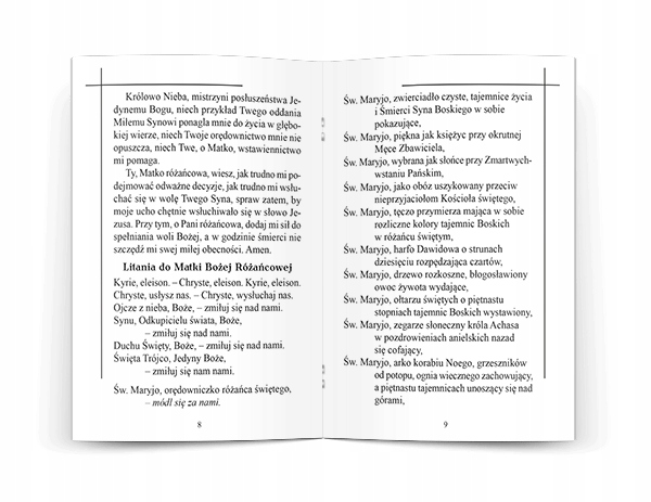 WYPRZEDAŻ! Do Matki Bożej Różańcowej Módlmy się różaniec MODLITEWNIK ISBN 9788364762772